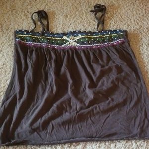 Boho beaded tank